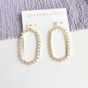 Kendra Scott Danielle Crystal Gold Earrings